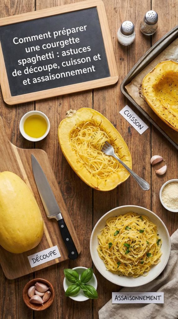 Comment préparer une courgette spaghetti : astuces de découpe, cuisson et assaisonnement