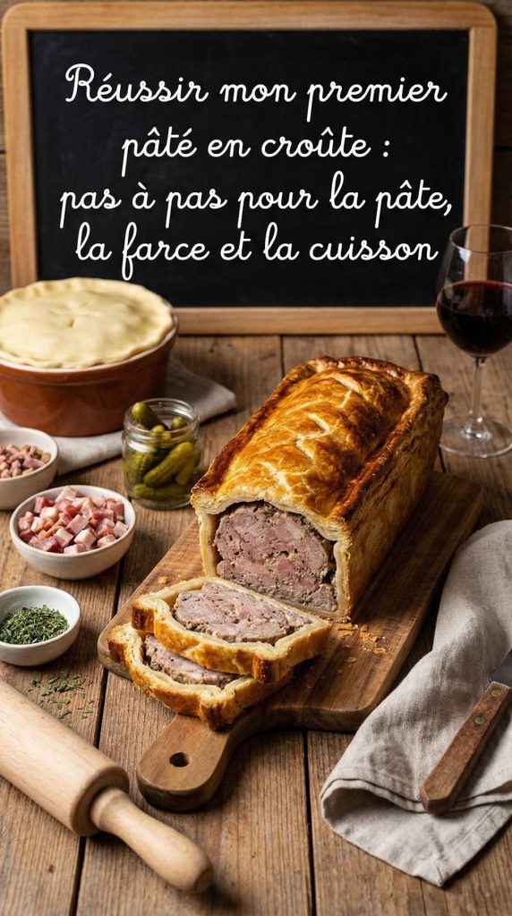 Réussir mon premier paté en croute : pas à pas pour la pâte, la farce et la cuisson