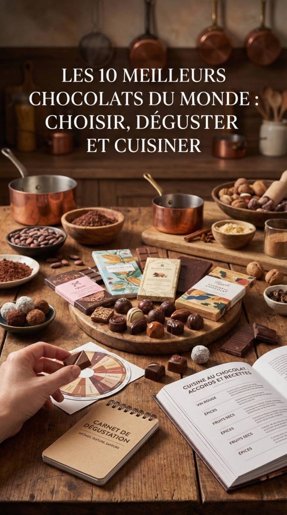 Les 10 meilleurs chocolats du monde : comment les choisir, les déguster et les associer en cuisine