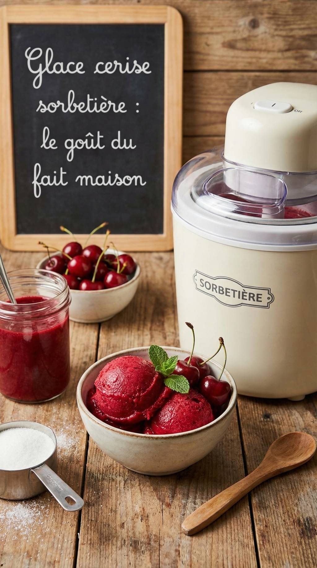 Glace cerise sorbetière : réaliser une glace fruitée maison, onctueuse et riche en saveurs