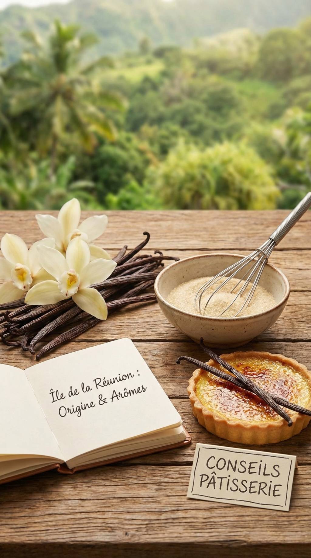 La vanille de l&rsquo;Ile de la Réunion : origine, arômes et conseils pour bien l’utiliser en pâtisserie